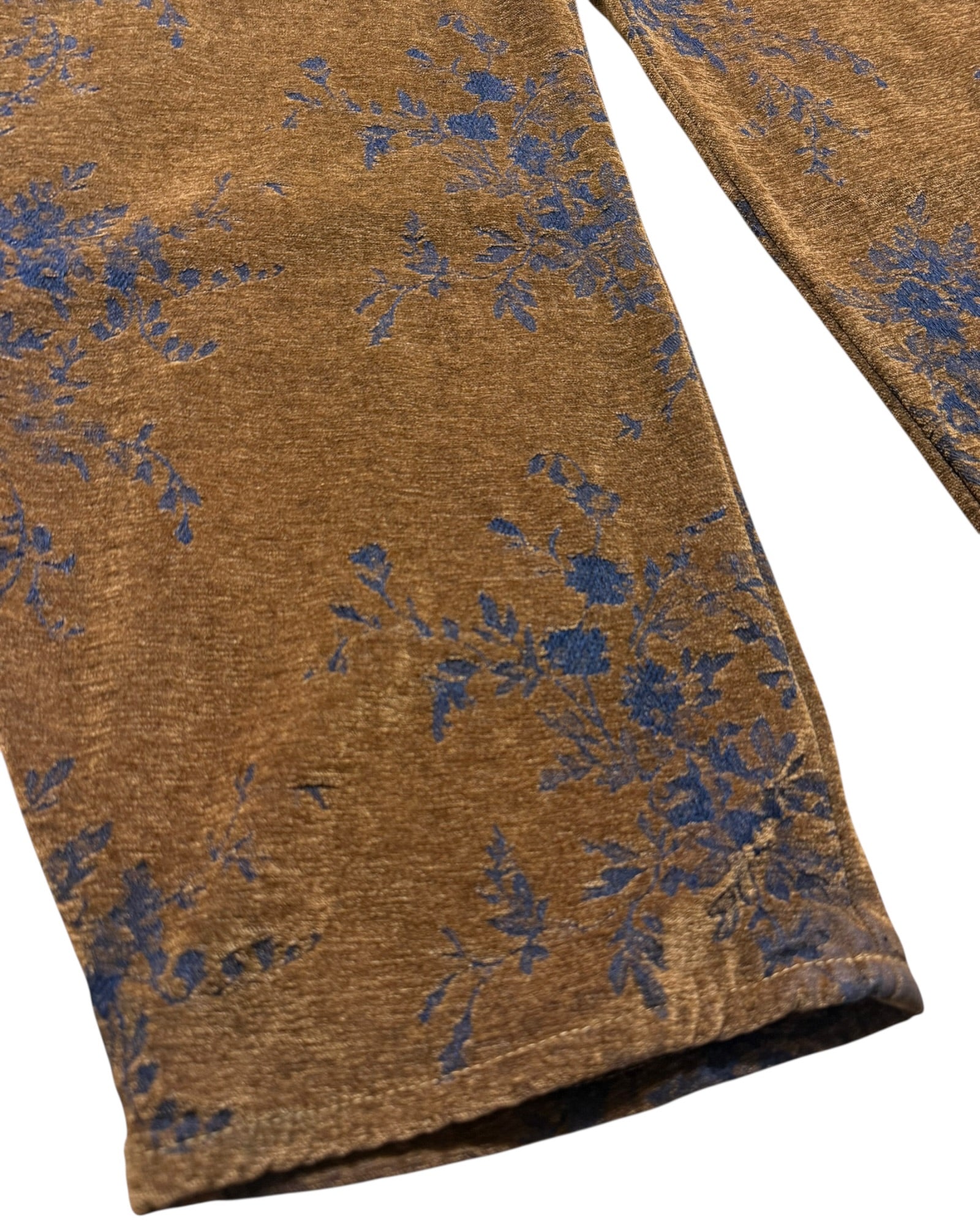 Jean Wide Leg Floral – Coupe Ample Taille Haute Vintage ( 28 - 38 )