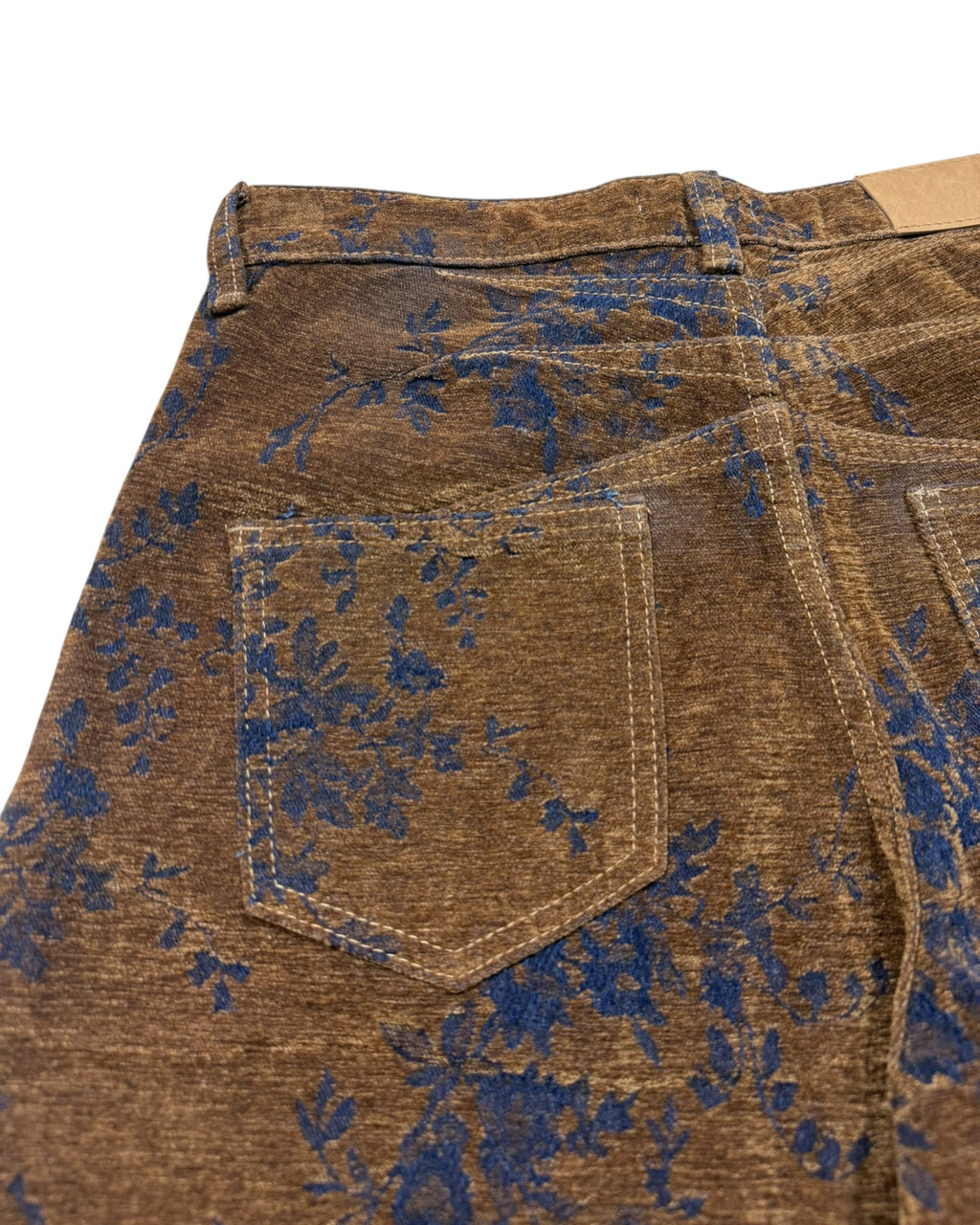 Jean Wide Leg Floral – Coupe Ample Taille Haute Vintage ( 28 - 38 )