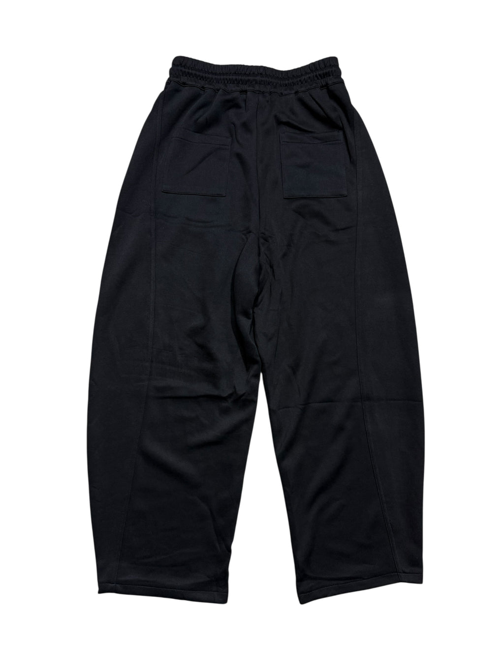 Jogging Wide Leg Minimal 100% COTTON – Coupe Ample Premium Noir ( M -MEDIUM )