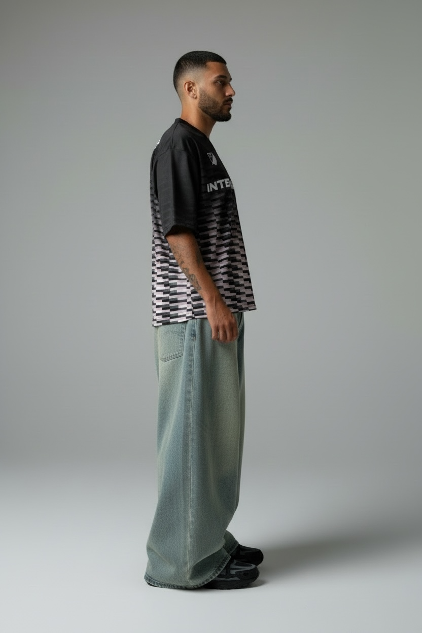 Baggy Denim Oversize Vintage – Coupe Extra Large Y2K ( 34US / 44FR )